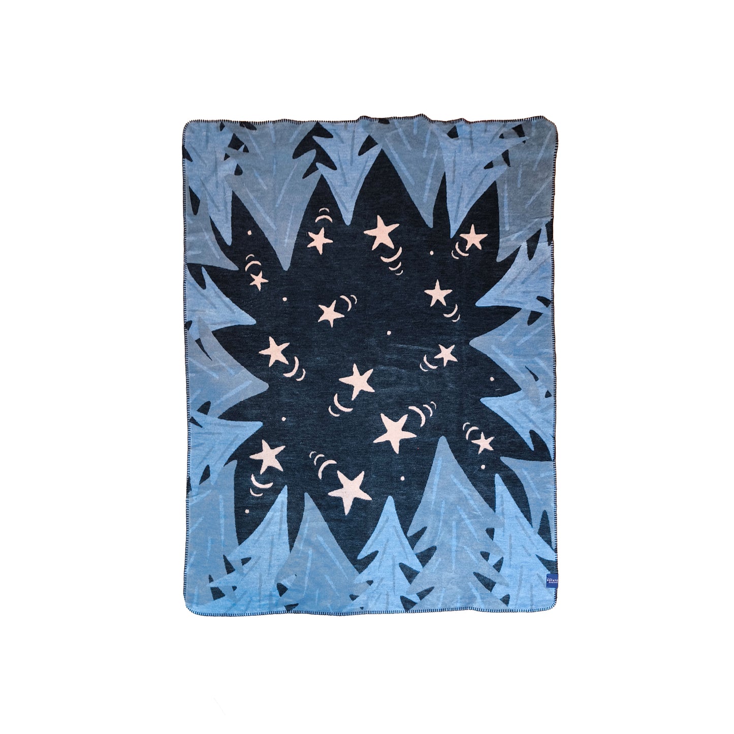 Recycled Blanket Night Sky