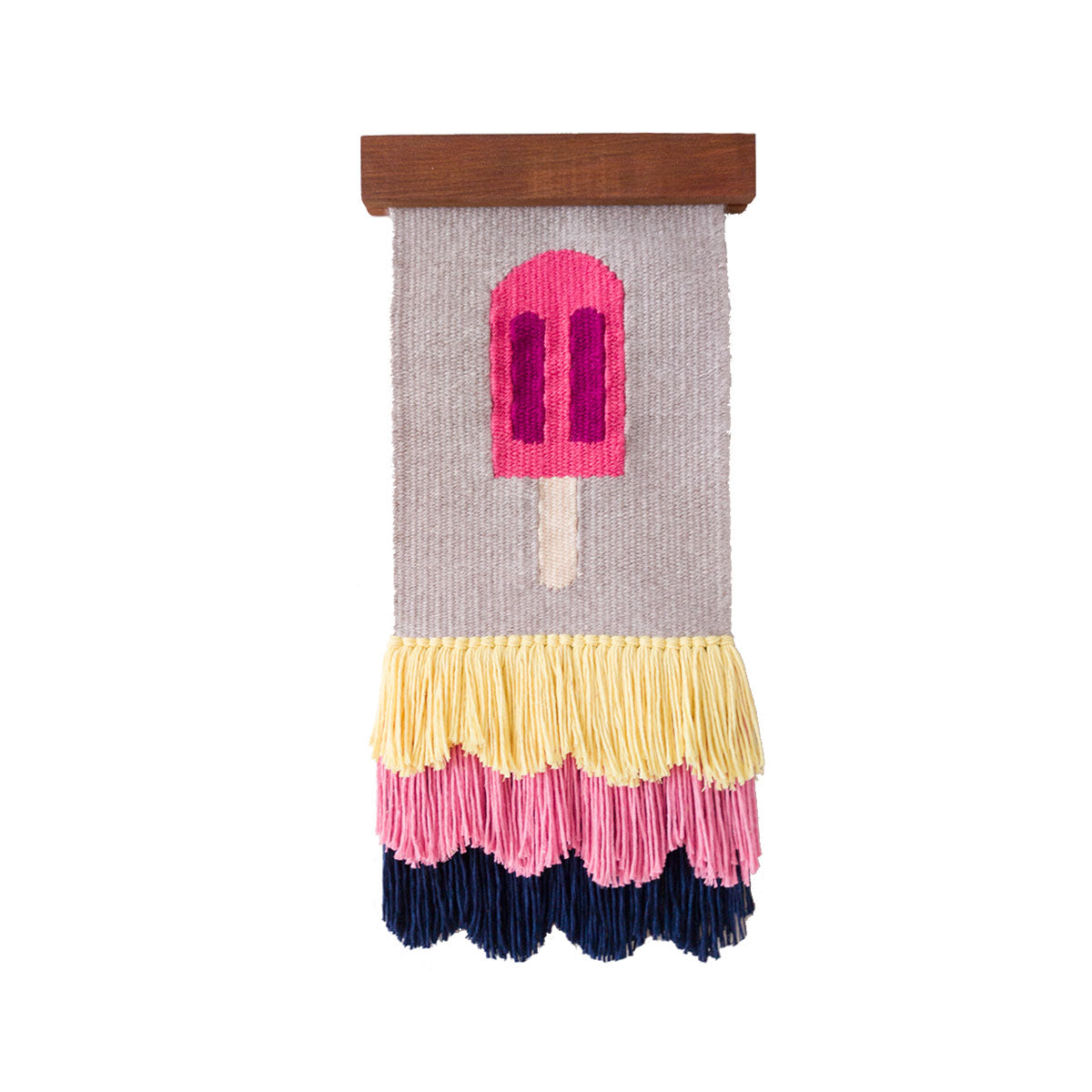 Studio Potato Popsicle Handwoven Wall Decoration