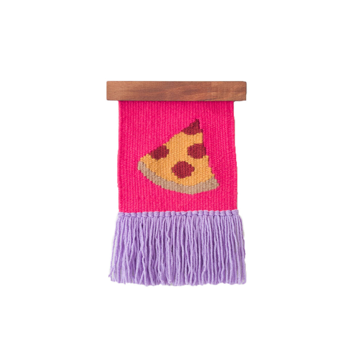 Studio Potato Pizza Handwoven Wall Decoration